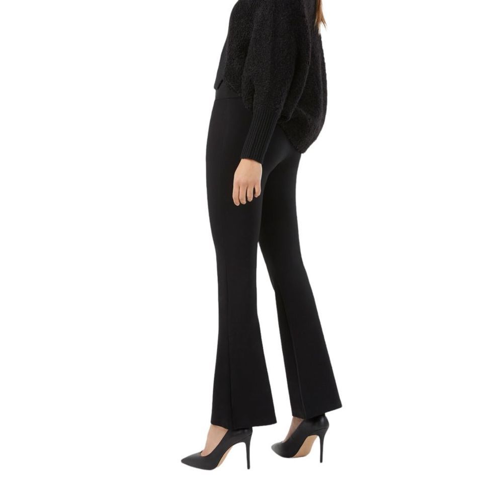 BCBG Flare Leg Black Pants - go from business to festival - Picture 3 of 9